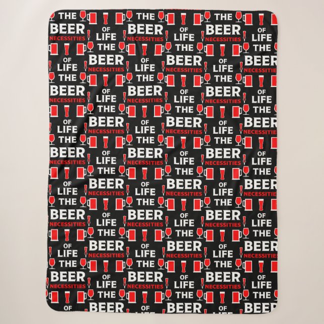 Biertrinker Sherpadecke (Vorderseite)