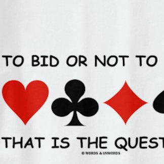 Bieten oder nicht bieten? Das ist die Fragebrücke T-Shirt