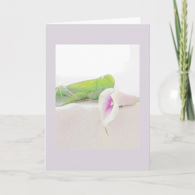 Bieten Sie Ihr Beileid an. Karte (Vorderseite)