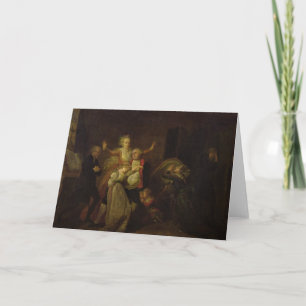 Bietender Abschied Louis XVI zu seiner Familie Karte