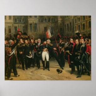 Bietender Abschied Napoleon I zum Kaiser Poster