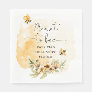 Bietet Honigbienen-Brautparty Serviette