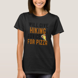 Bietet Wanderberatung für Pizza Vintage Wanderung T-Shirt