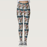 Biewer Terrier Dog Winter Wonderland Christmas Joy Leggings<br><div class="desc">Dieses festliche Design spiegelt den fröhlichen Geist der Urlaubssaison wider und besticht durch ein hübsches Jungtier mit einer Weihnachtsmannmütze. Der Hund ist eingebettet in ein winterliches Wunderland, mit einem Schneemann, einem dekorierten Weihnachtsbaum und wunderschön verpackten Geschenken. Schneeflocken fallen sanft ab und geben der Szene eine magische Touch, während die lebhaften...</div>