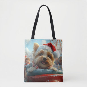Biewer Terrier Hund Achterbahn Weihnachten 
