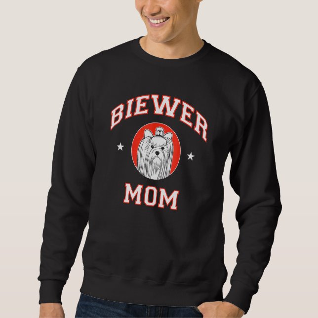 Biewer Terrier Mama 1 Sweatshirt (Vorderseite)