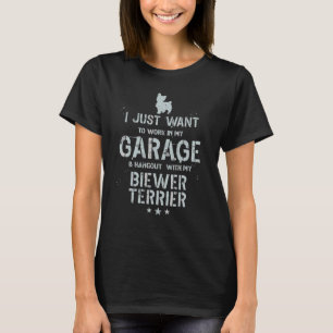 Biewer Terrier Papa Garage Männer hängen T-Shirt