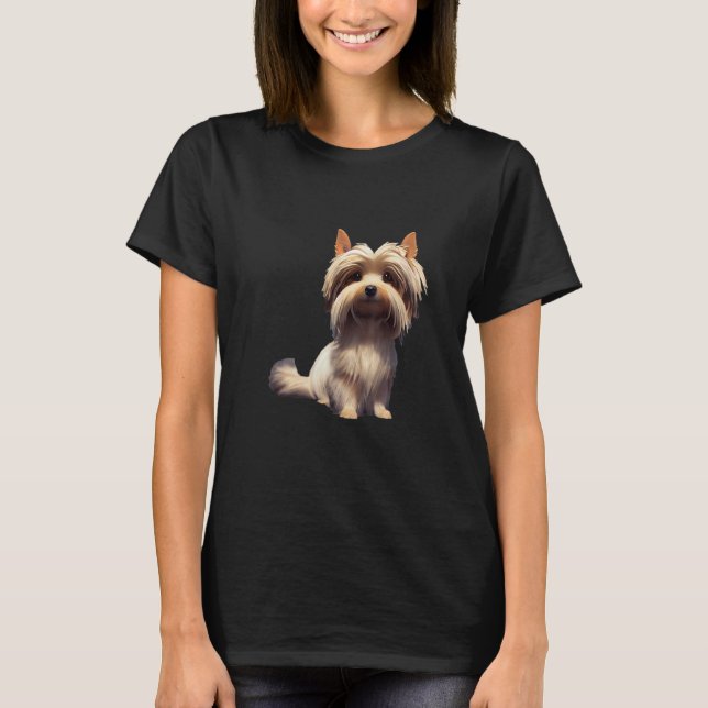 Biewer Yorkshire Terrier Dog T-Shirt (Vorderseite)
