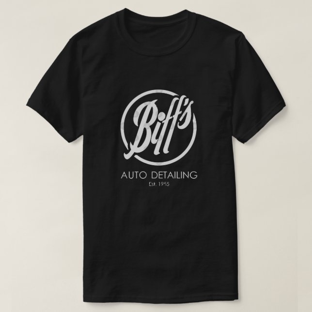 Biff&39;s Auto Detailing (Light) T - Shirt (Design vorne)