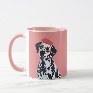 Biff den Künstler-Dalmatiner-Hund Tasse