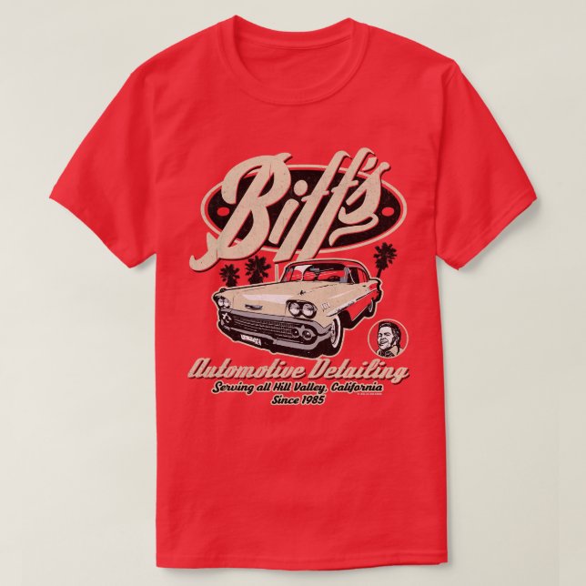 Biffs Auto Detailing Classic Worn T-Shirt (Design vorne)