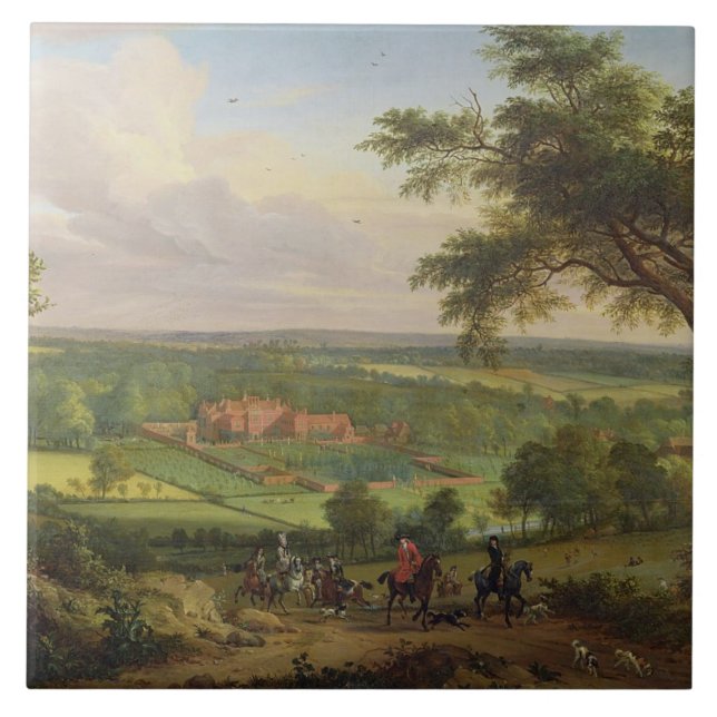 Bifrons Park, Patrixbourne, Kent, früher attribu Fliese (Vorderseite)