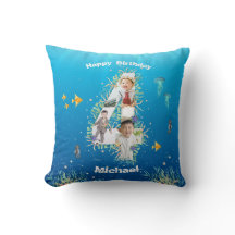 Big 4th Birthday FotoCollage unter dem Meer