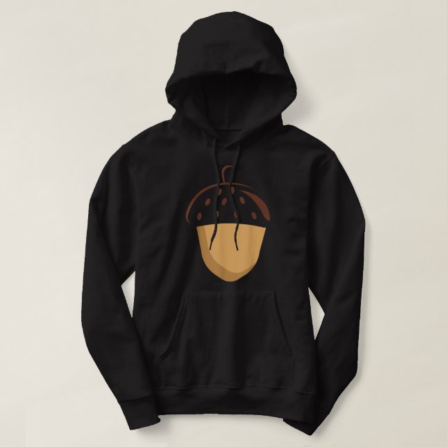 Big Acorn Kostüm Niedlich leicht Essen Halloween G Hoodie (Design vorne)