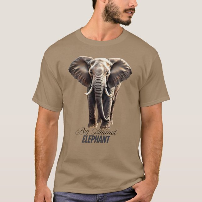 Big Animal Elephant T-Shirt (Vorderseite)