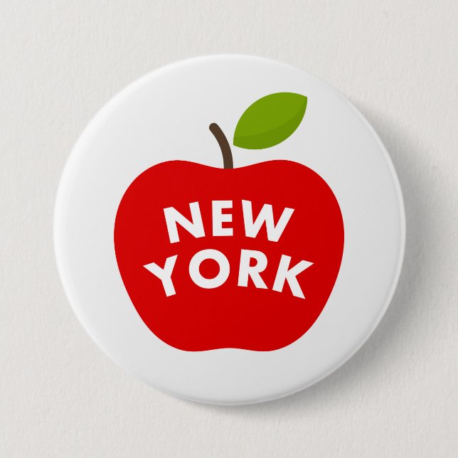 Big Apfel, New York Button (Vorderseite)