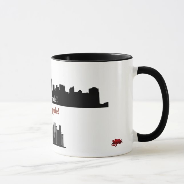 Big Apple! Mini-apple! 11-oz Ceramic mug Tasse (Rechts)
