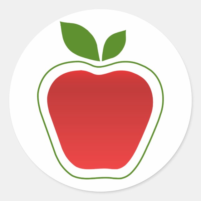 Big Apple Runder Aufkleber (Vorderseite)