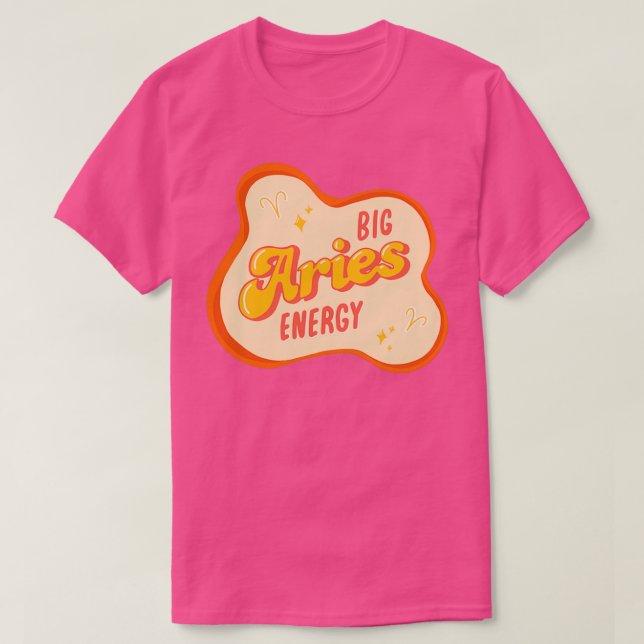 Big Aries Energy T-Shirt (Design vorne)