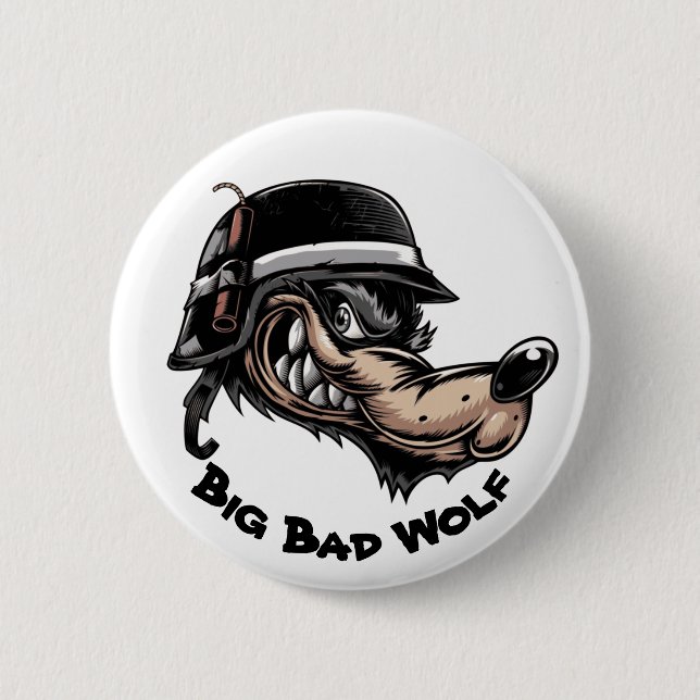 Big Bad Wolf Button (Vorderseite)