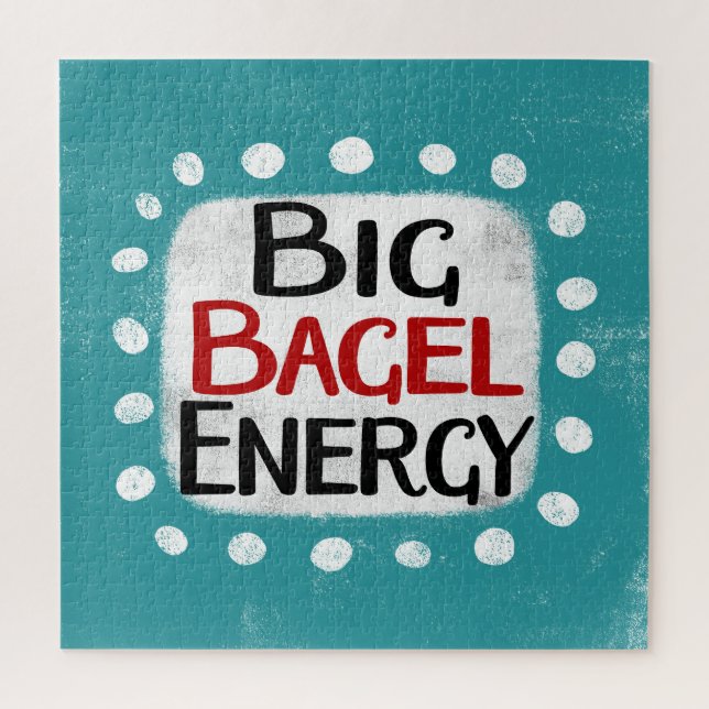 Big Bagel Energy Jigsaw Puzzle (Vertikal)