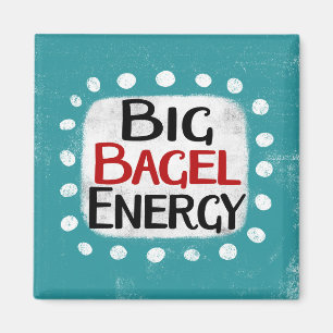 Big Bagel Energy Kühlschrank Magnet