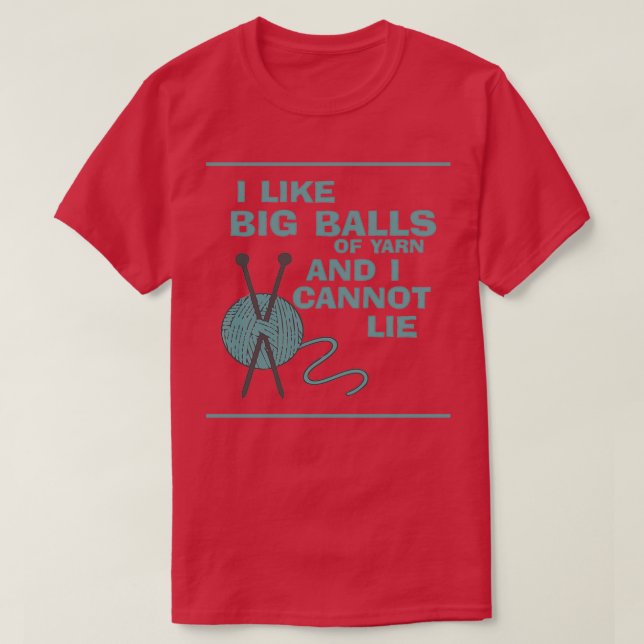 Big Balls aus Garnpalette T-Shirt (Design vorne)