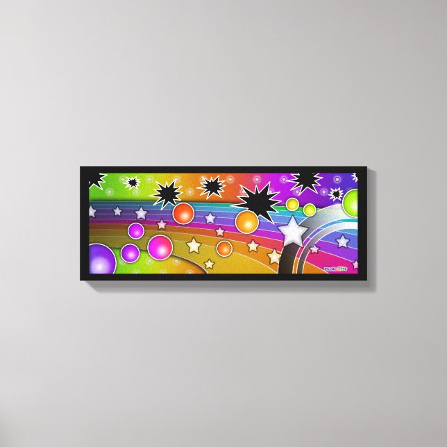 Big Bang Black Hole (Long Wrapped Canvas) Leinwanddruck (Vorderseite)