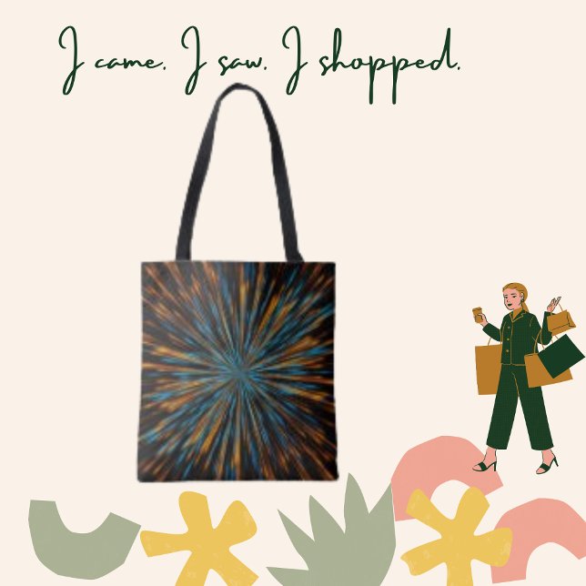 Big Bang Color Structure Sparkling Tote Bag (Von Creator hochgeladen)