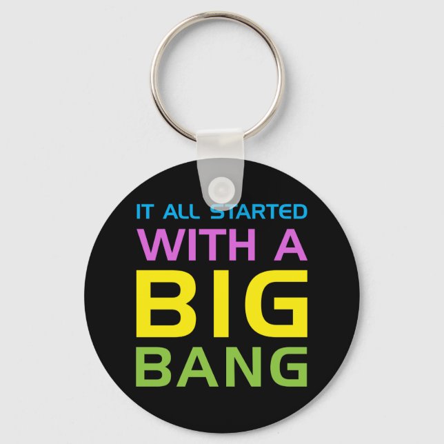 Big Bang Schlüsselanhänger (Vorderseite)