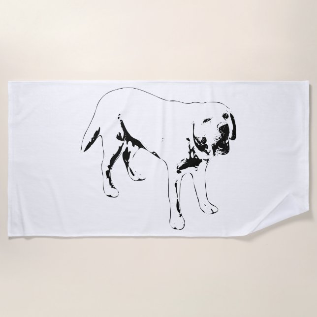 Big Bark Energy Strandtuch (Vorderseite)