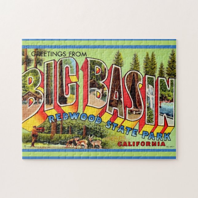 Big Basin Redwood Park 11x14 Puzzle (Horizontal)