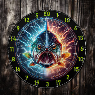 Big Bass Dart Board Adventure Design Dartscheibe