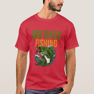 Big Bass Fischen Bestes Funny Funny T-Shirt