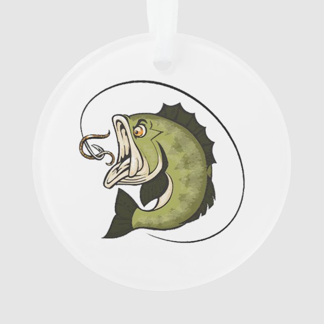 Big Bass Mouth Ornament (Rückseite)