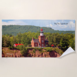 Big Bay Leuchtturm aus Wasserhandtuch Strandtuch