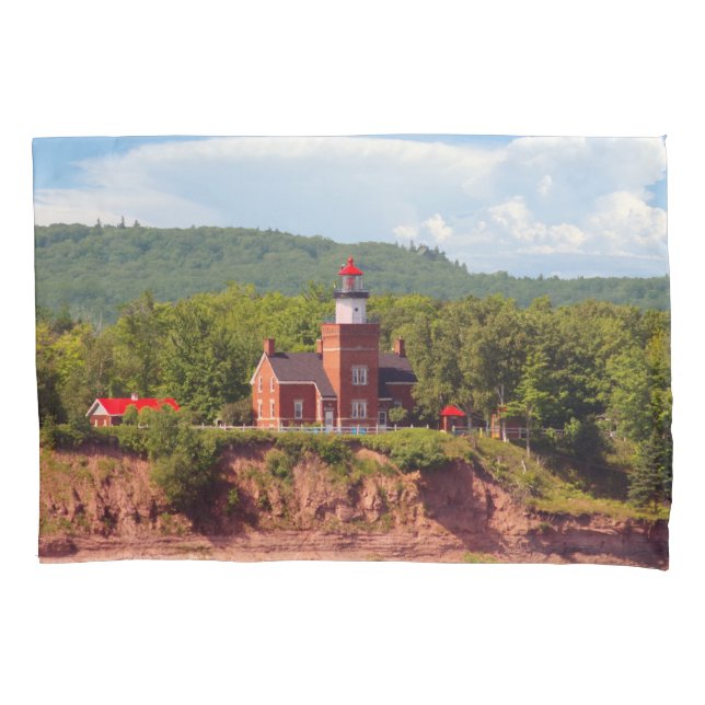 Big Bay Leuchtturm aus Wasserkissenkoffer Kissenbezug (Vorderseite)