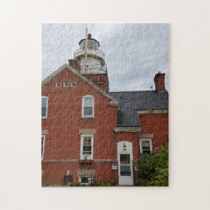 Big Bay Lighthouse Lake Superior Oberes Halbinsel Puzzle
