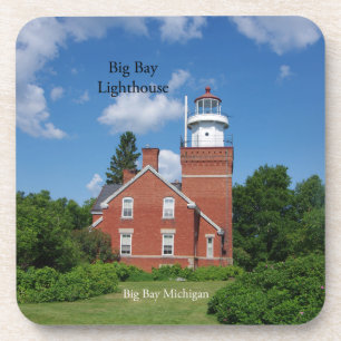 Big Bay Lighthouse Set aus 6 Plastikuntersetzern Getränkeuntersetzer