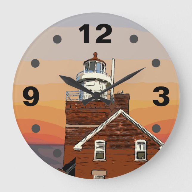 BIG BAY POINT GROßE WANDUHR (Vorderseite)