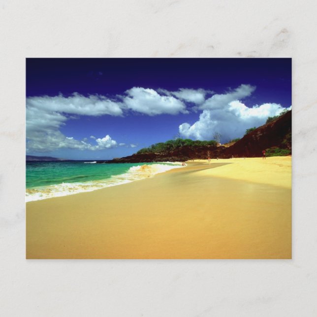 Big Beach, Makena Postkarte (Vorderseite)