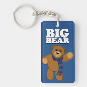 Big Bear Acrylic Schlüsselanhänger