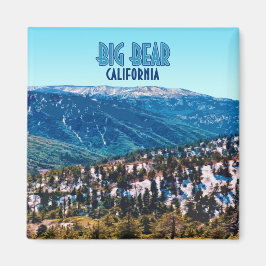 Big Bear California Mountains Vintag Magnet