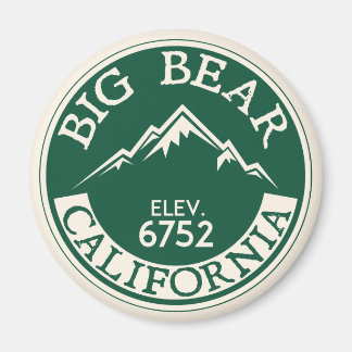 Big Bear California Skipass Magnet