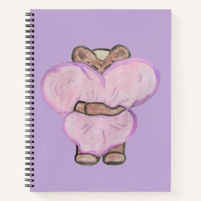 Big Bear Hug. Notizbuch (Vorderseite)