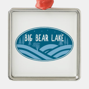 Big Bear Lake California Außenbereich Ornament Aus Metall