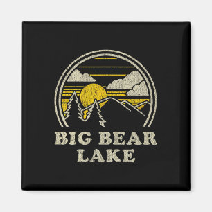 Big Bear Lake California Ca T-Shirt Vintage Wander Magnet