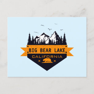 Big Bear Lake California - Individuelle Name Postkarte