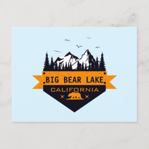Big Bear Lake California - Individuelle Name  Postkarte