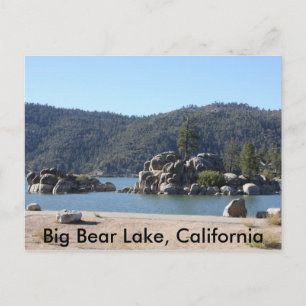 Big Bear Lake, Kalifornien Postkarte